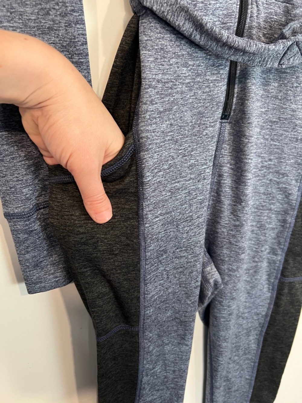 Offline by Aerie Chillside Collection Warmup Base Layer Jumpsuit Blue - Medium - Picture 5 of 10